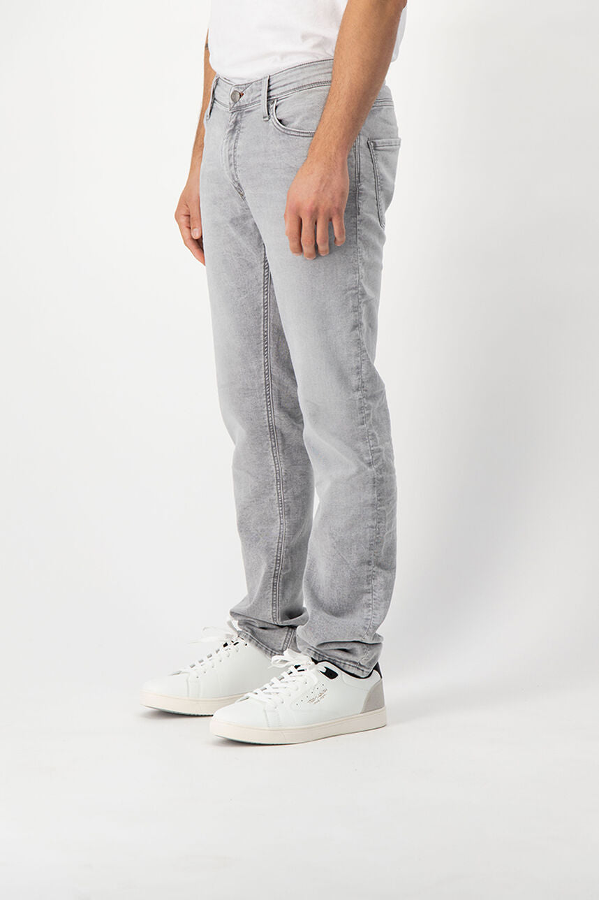 Jean confort coupe slim REEPLE ROCK longueur 32 GRIS CLAIR