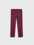 Pantalon style chino coupe slim P-CHINO DARK WINE