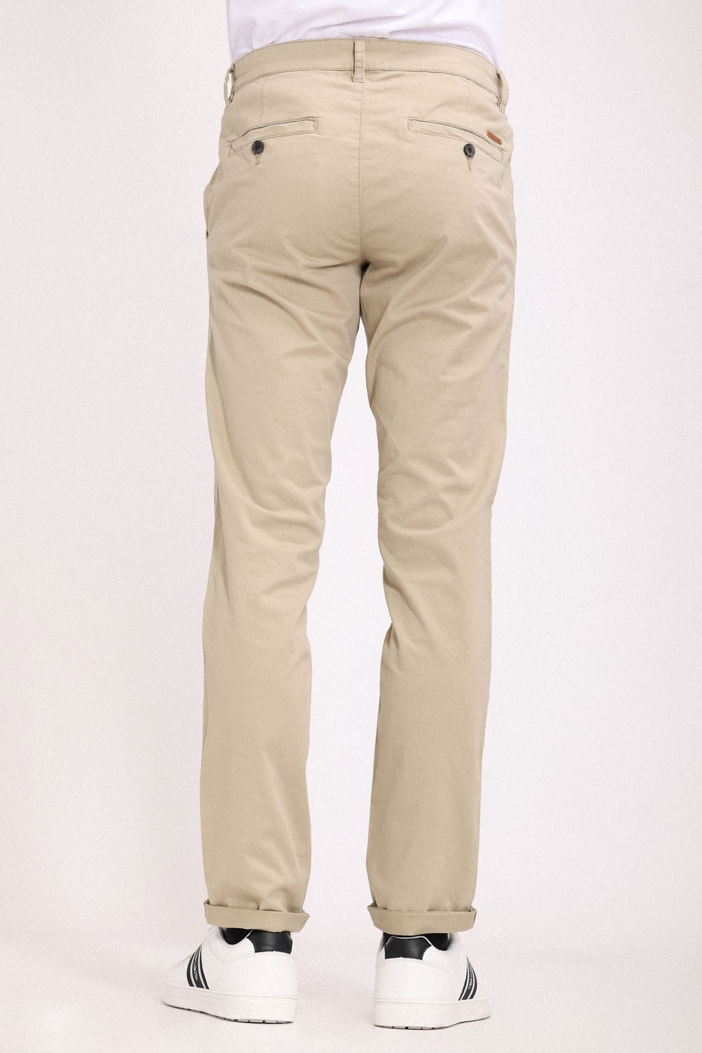 Pantalon style chino coupe slim P-CHINO BEIGE STONE