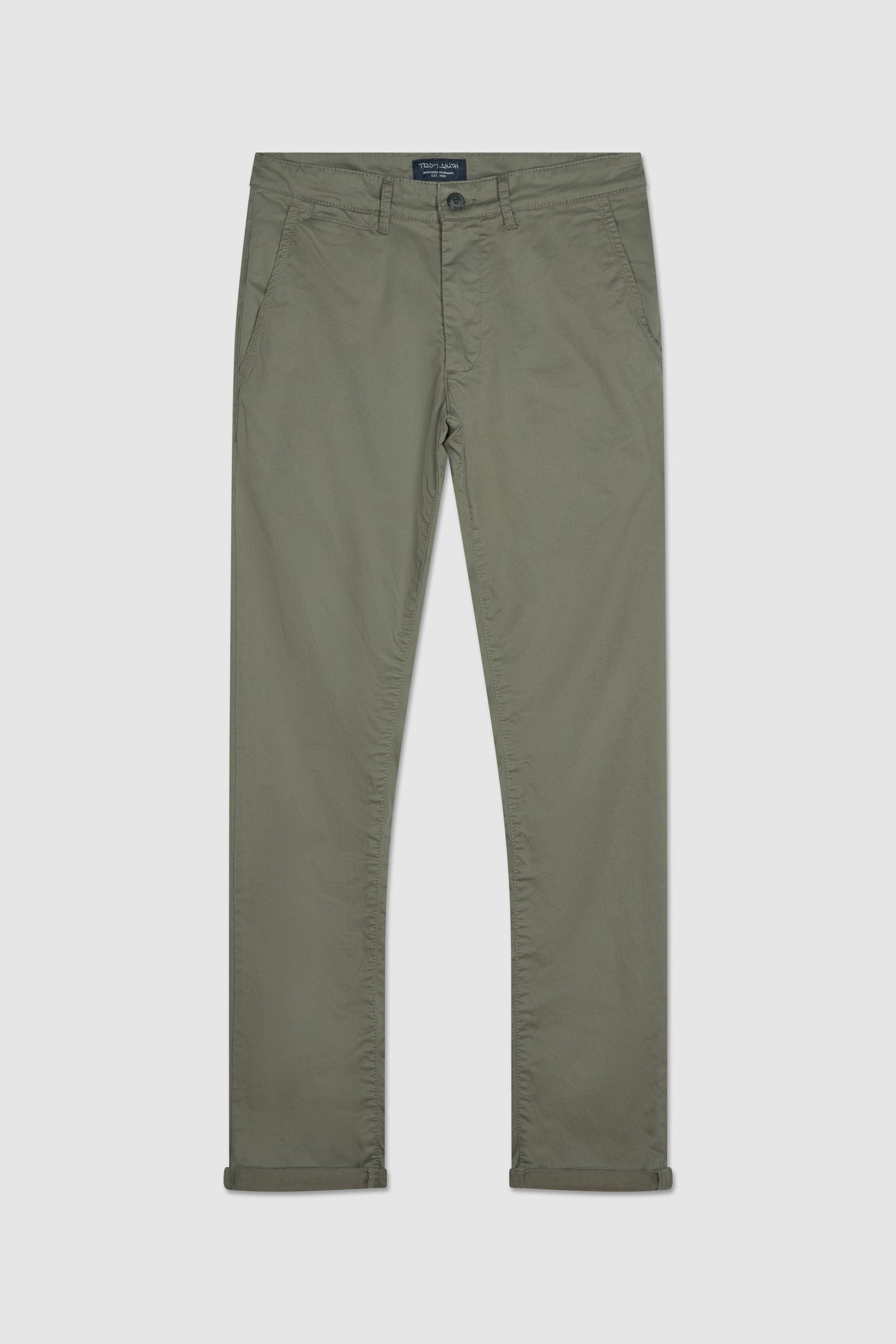 Pantalon style chino coupe slim P-CHINO TURBULENCE KAKI