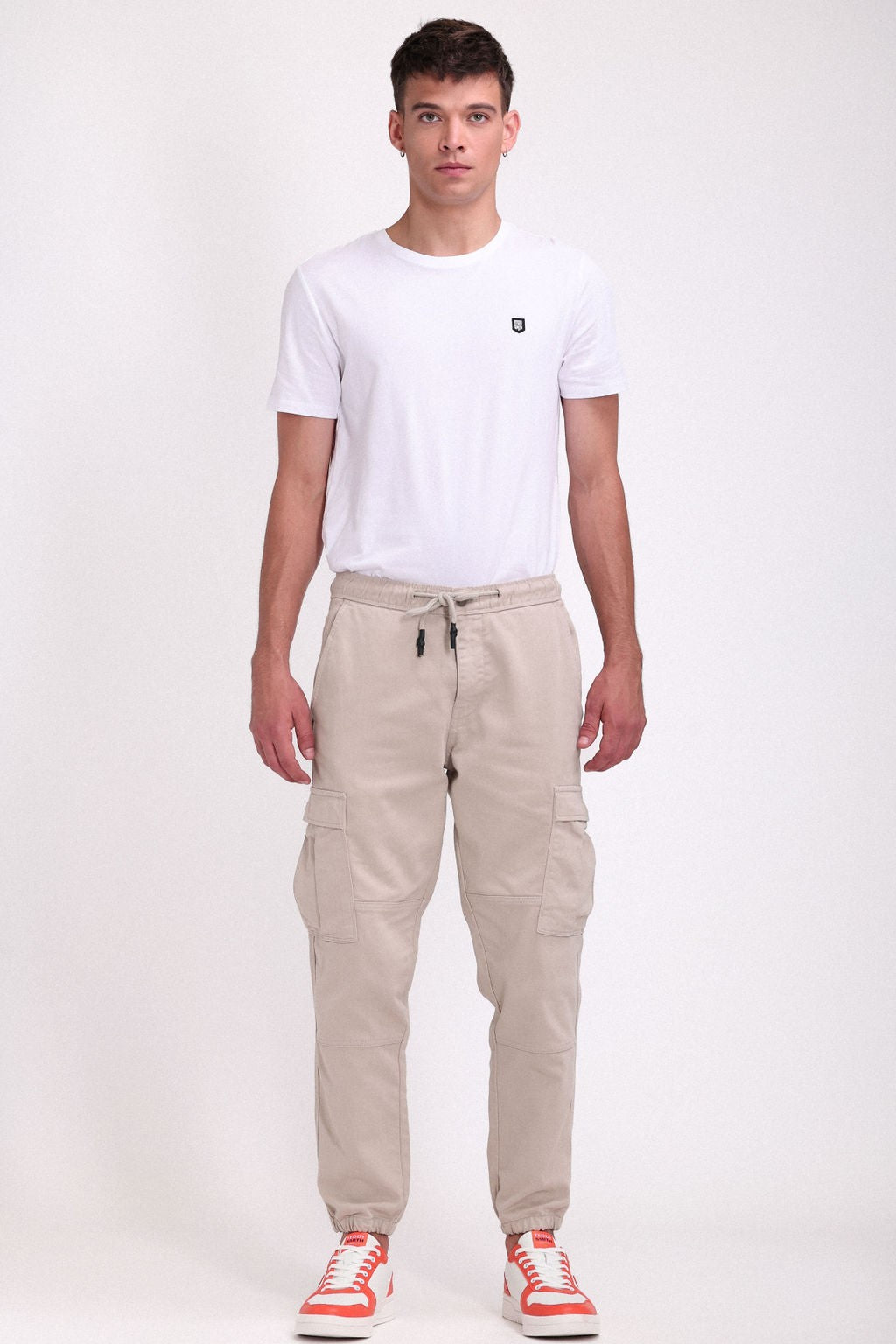 Pantalon taille élastiquée PIKERS 2 CARGO BEIGE DUNE