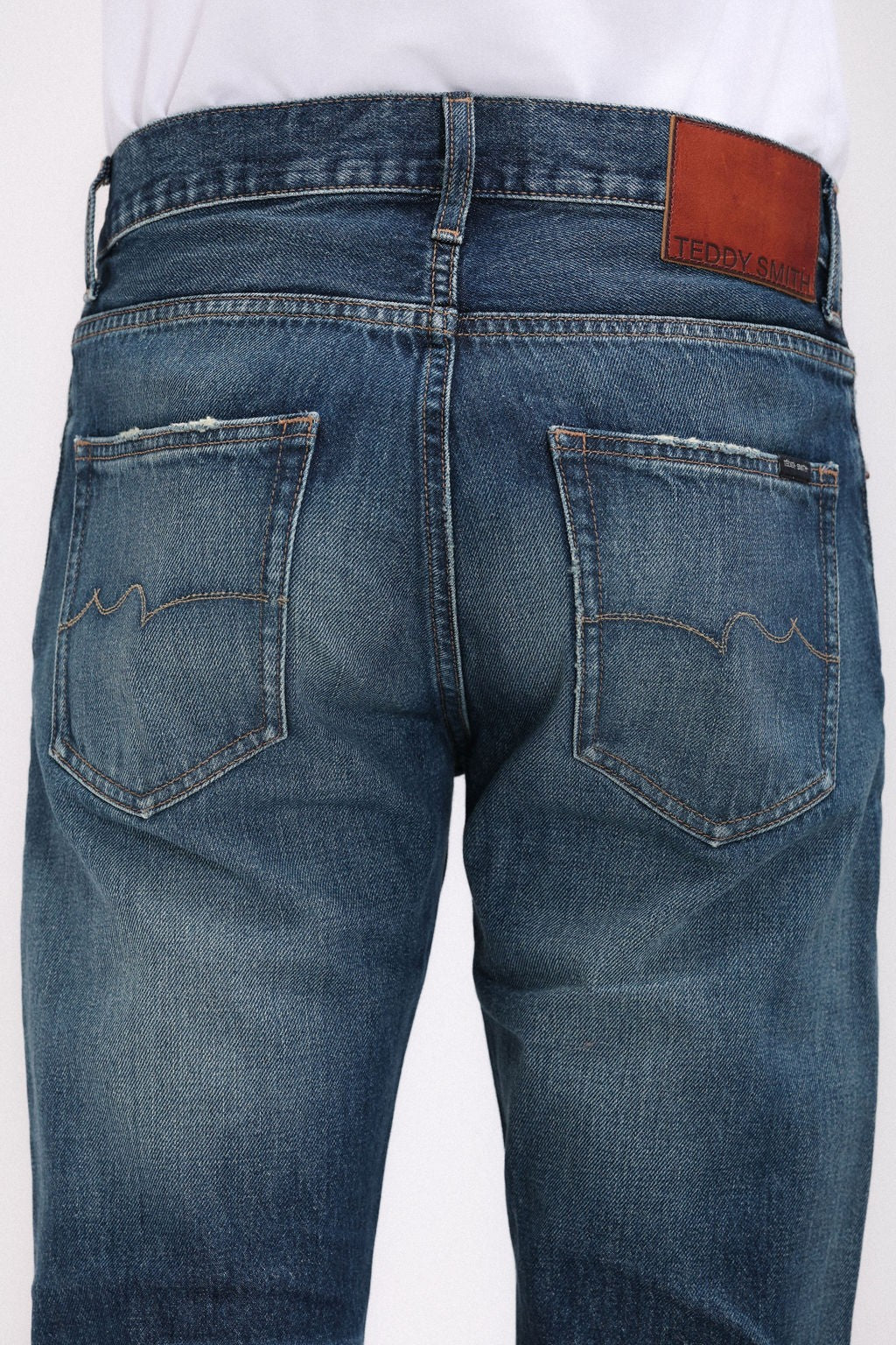 Jean denim coupe regular slim ROCK MUST OLD/ENCRE