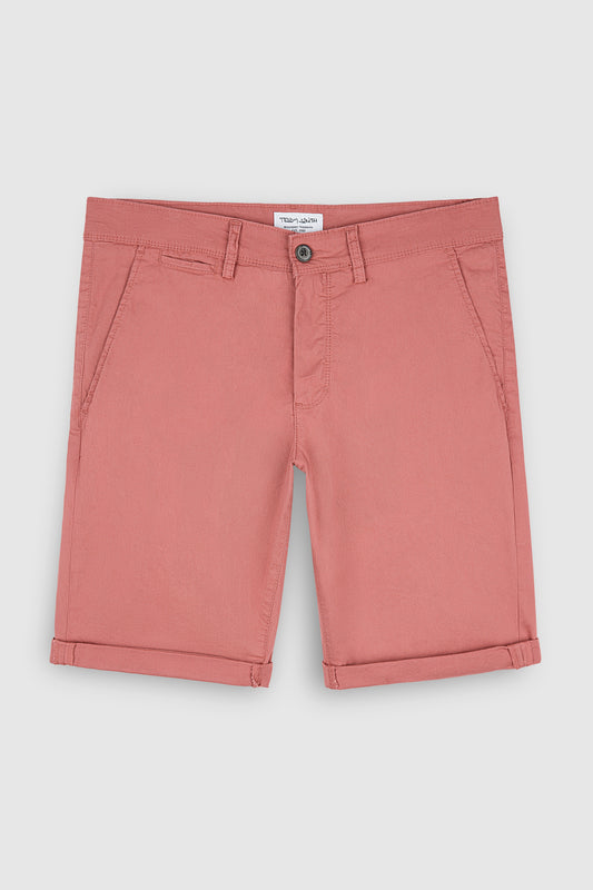 Achat Bermuda coupe chino SHORT CHINO BOIS DE ROSE