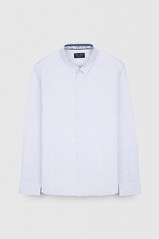 Achat Chemise CARTON ML BLANC/SMALL PRINT