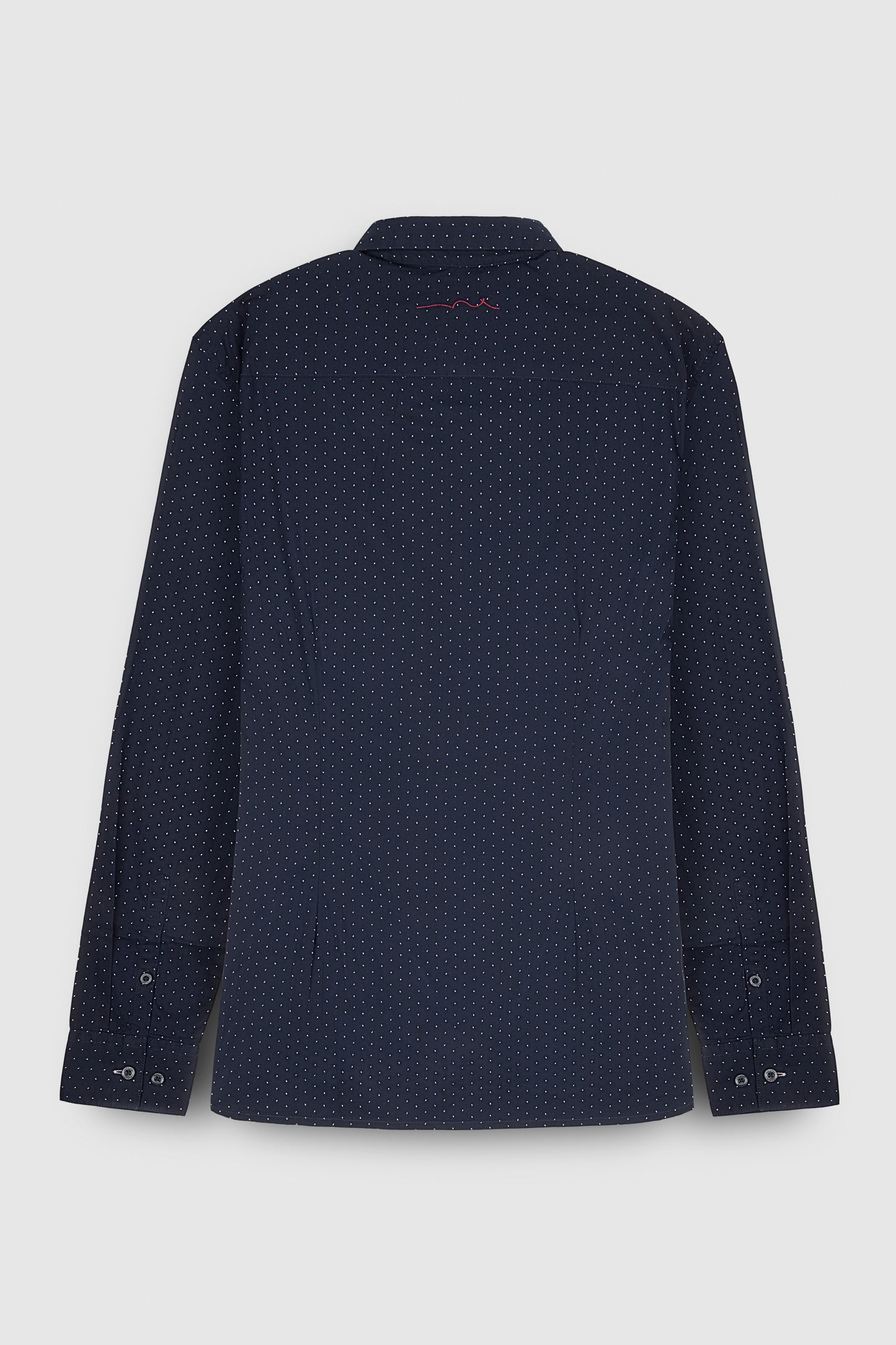 Chemise à pinces col français CARTON ML DARK NAVY/WHITE 2