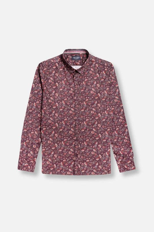 Achat Chemise à pinces avec col français C-AXEL ML DARK WINE