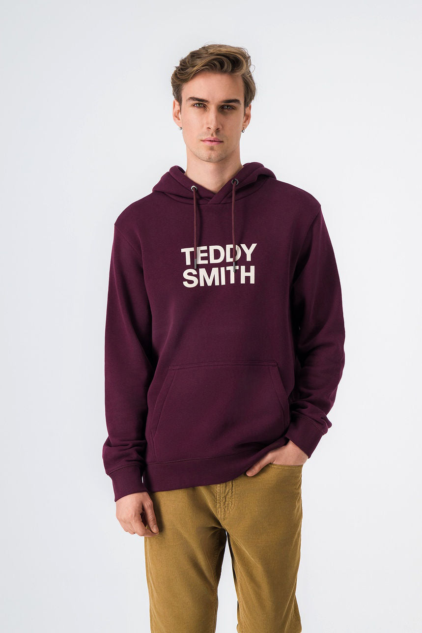 Sweat à capuche SICLASS HOODY DARK WINE