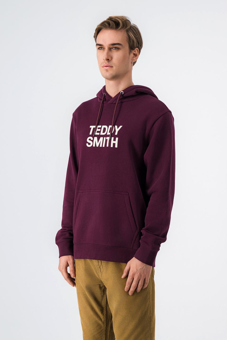 Sweat à capuche SICLASS HOODY DARK WINE