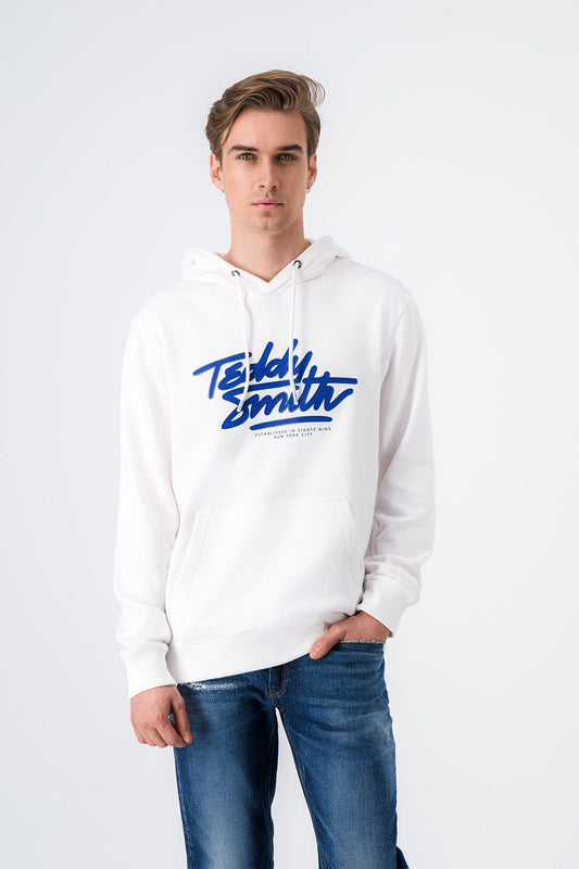 Achat Sweat à capuche SCRIPT HOODY BLANC