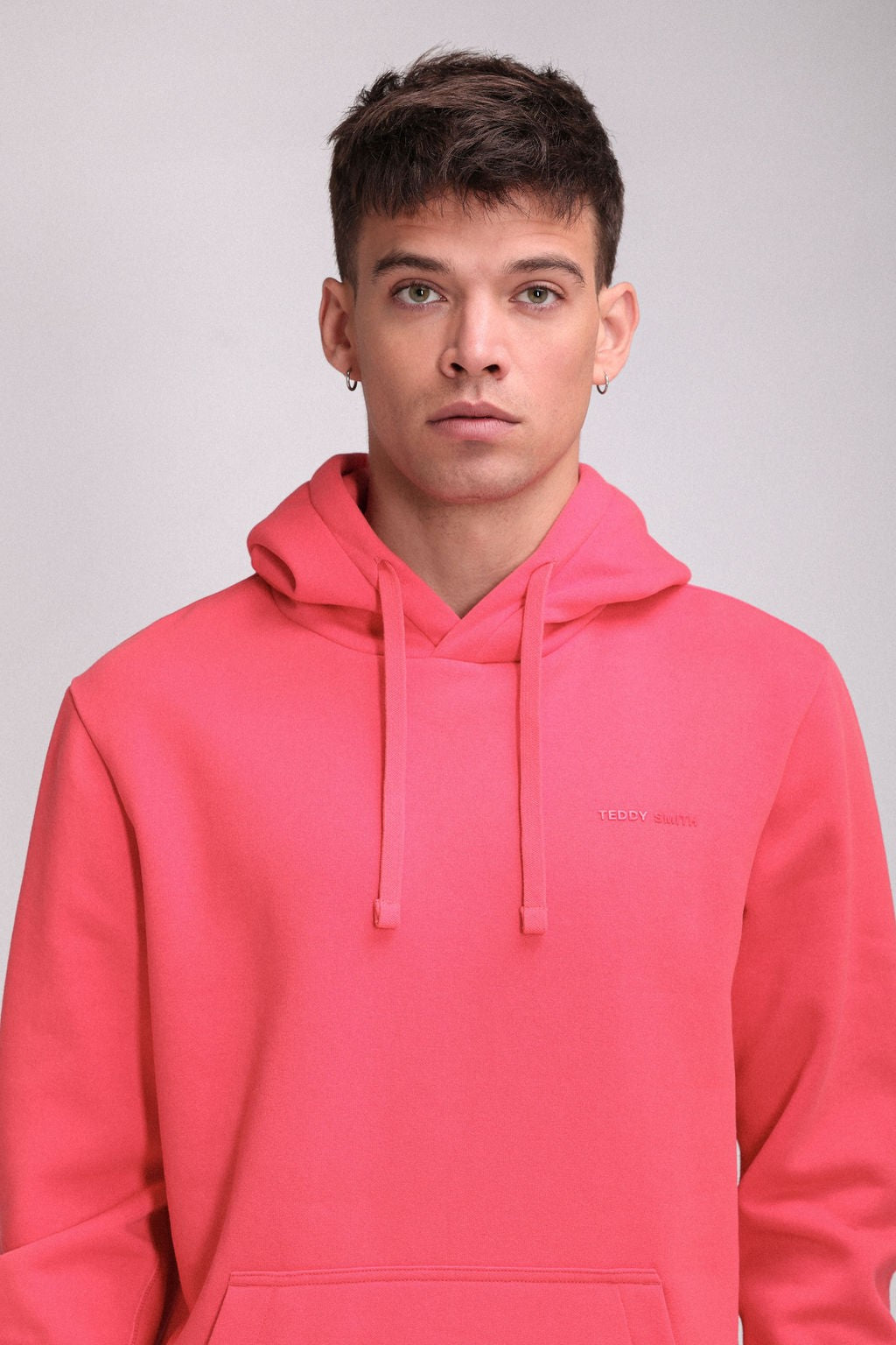 Sweat à capuche S-NARK HOODY ROUGE CORAIL