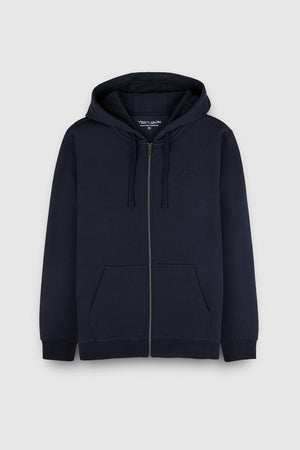 Sweat zippé à capuche GICLASS LITTLE TOTAL NAVY