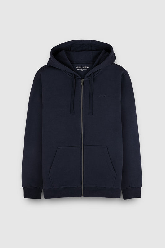 Achat Sweat zippé à capuche GICLASS LITTLE TOTAL NAVY