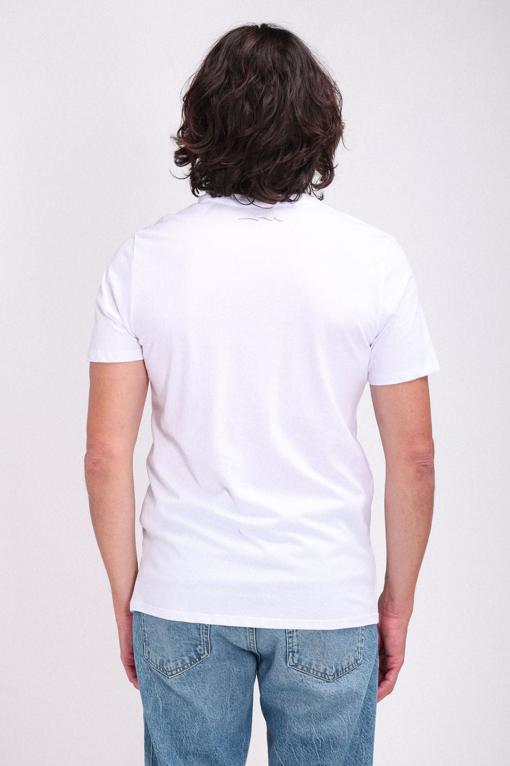 T-shirt col rond TICLASS BASIC MC BLANC