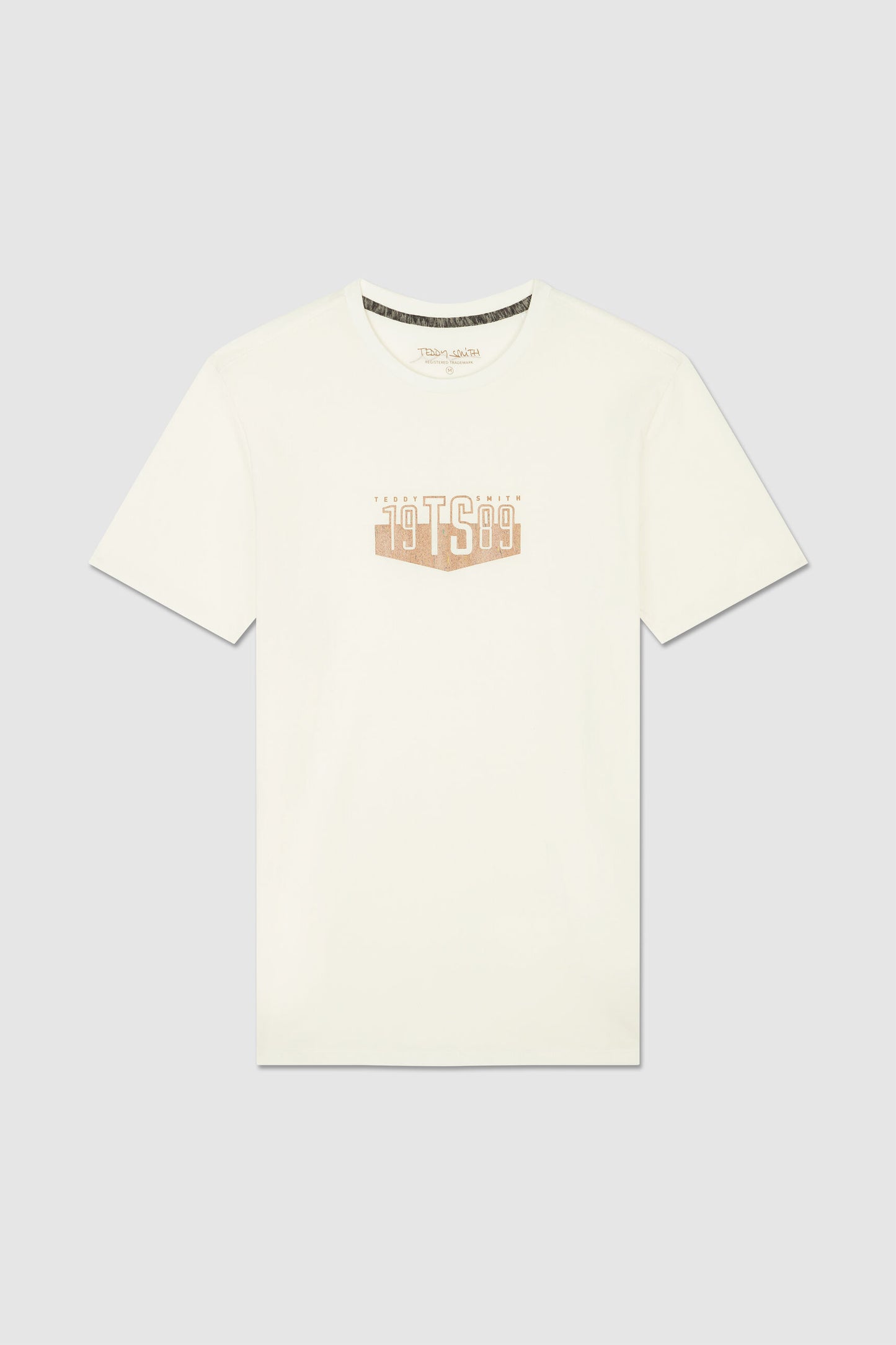 T-shirt col rond SHAFFER MC MIDDLE WHITE