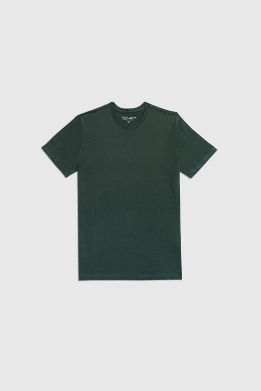 Achat T-shirt col rond T-SOY MC VERT SCARABE