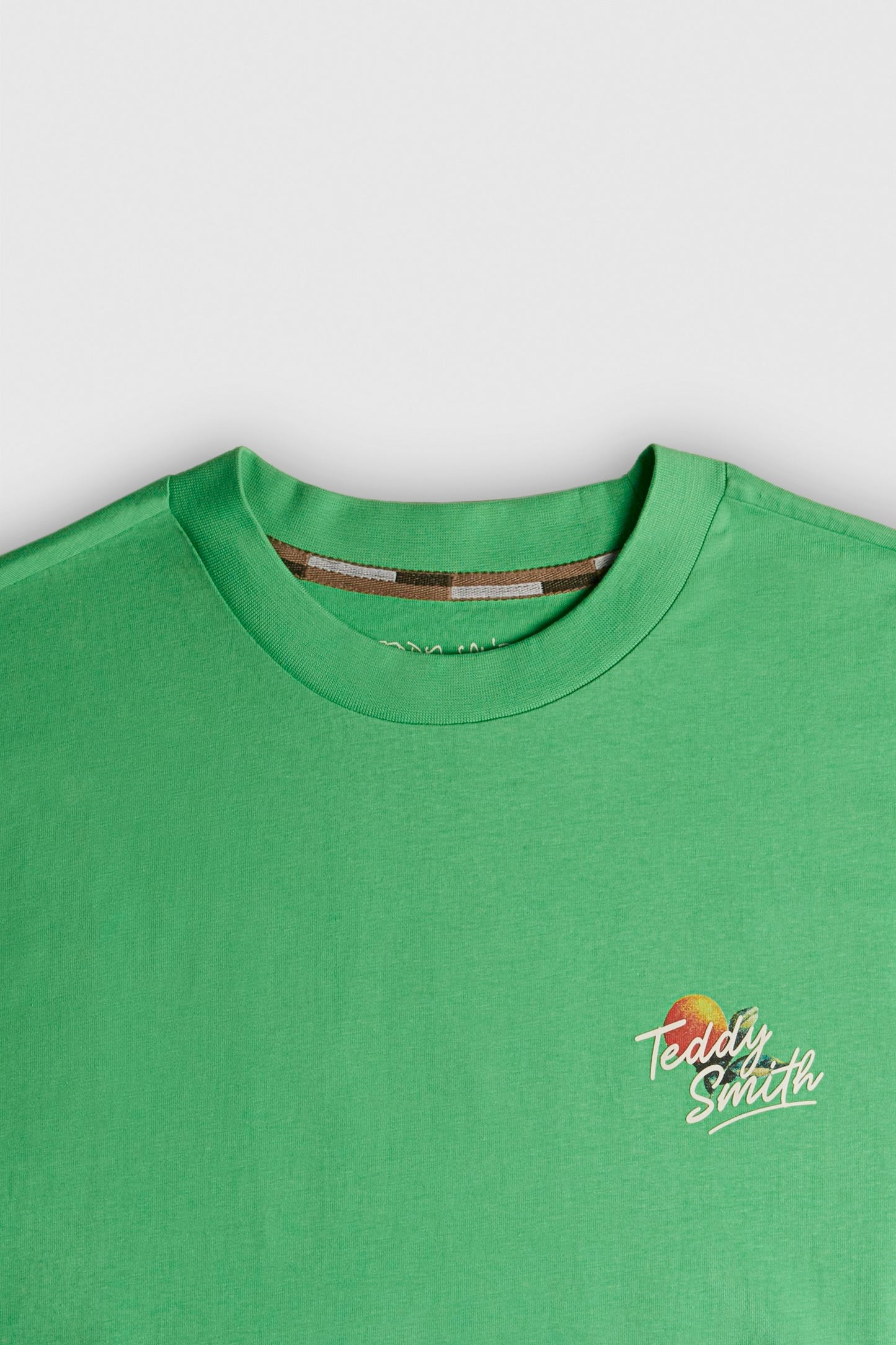 T-shirt oversize col rond manches courtes T-EDIS MC VERT CITRUS