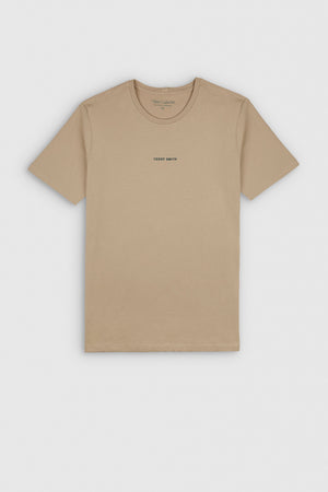 T-shirt col rond manches courtes T-SOY 2 MC BEIGE