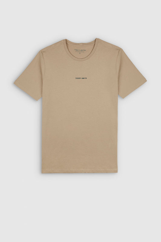 Achat T-shirt col rond manches courtes T-SOY 2 MC BEIGE