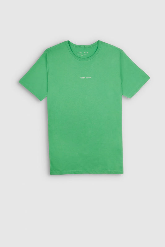 Achat T-shirt col rond manches courtes T-SOY 2 MC VERT CITRUS