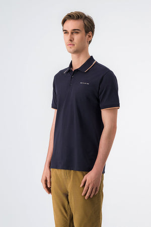 Polo jersey manches courtes P-REX MC UNION NAVY