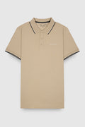 Polo piqué manches courtes PASIAN 2 MC BEIGE