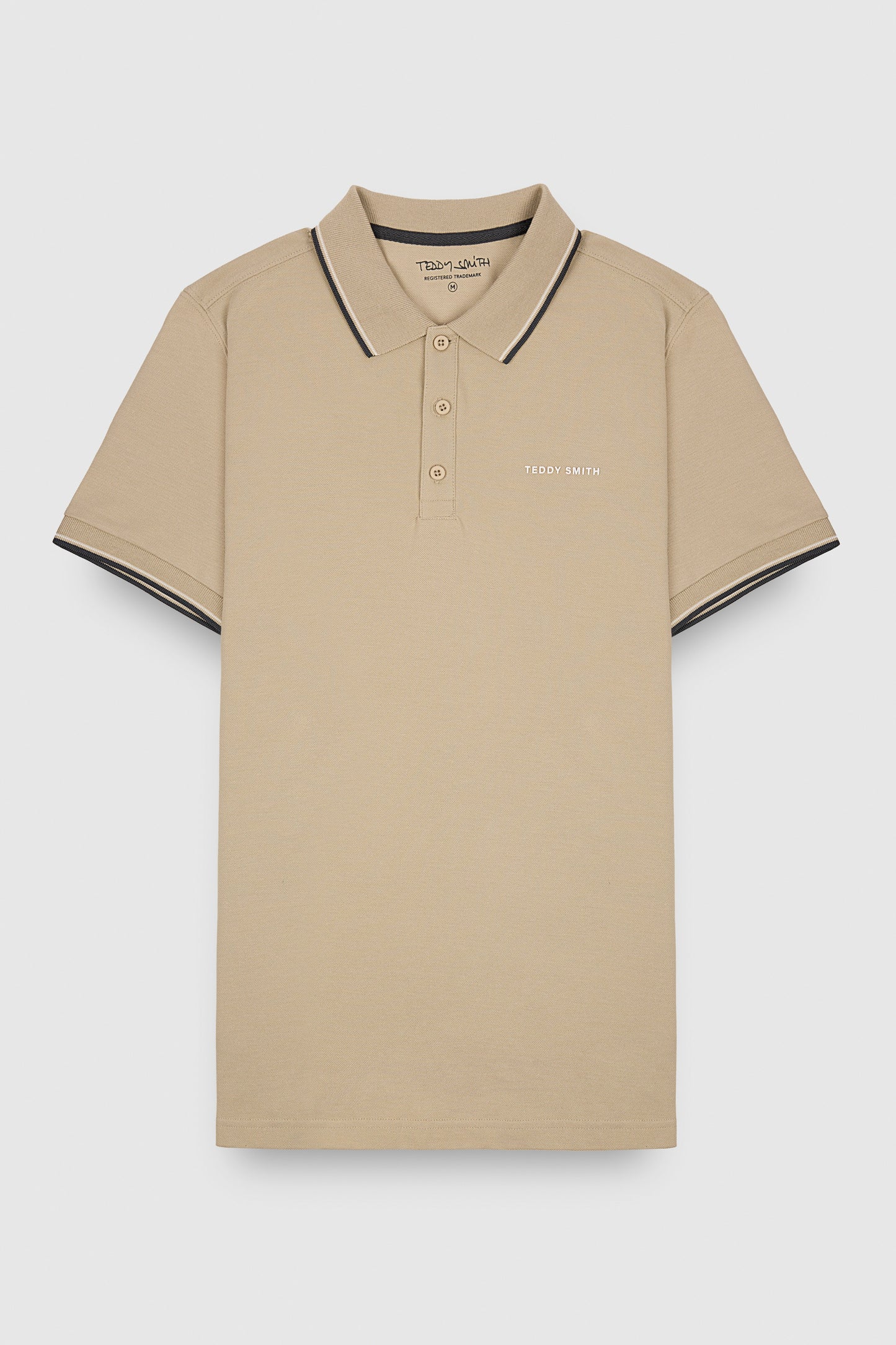 Polo piqué manches courtes PASIAN 2 MC BEIGE