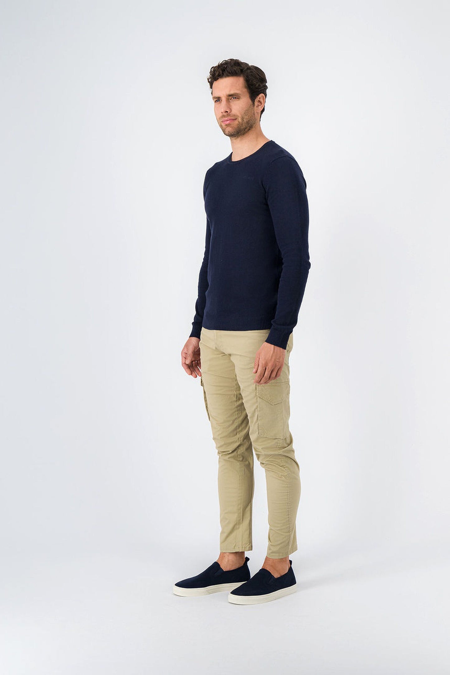 Pull à col rond PULSER RC TOTAL NAVY CHINE