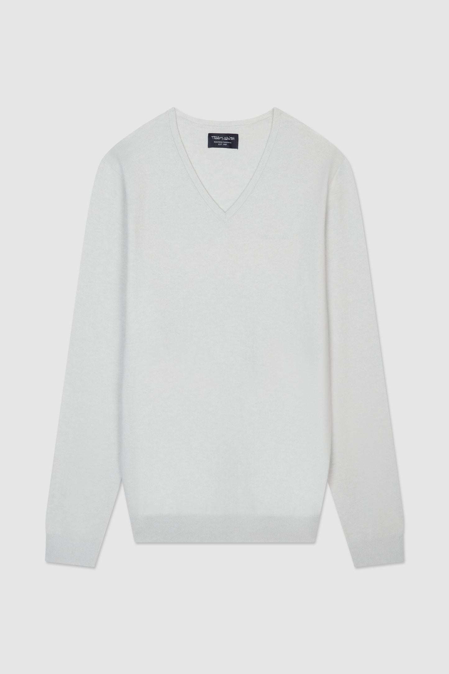 Pull col V P-MARCO WHITE MELANGE