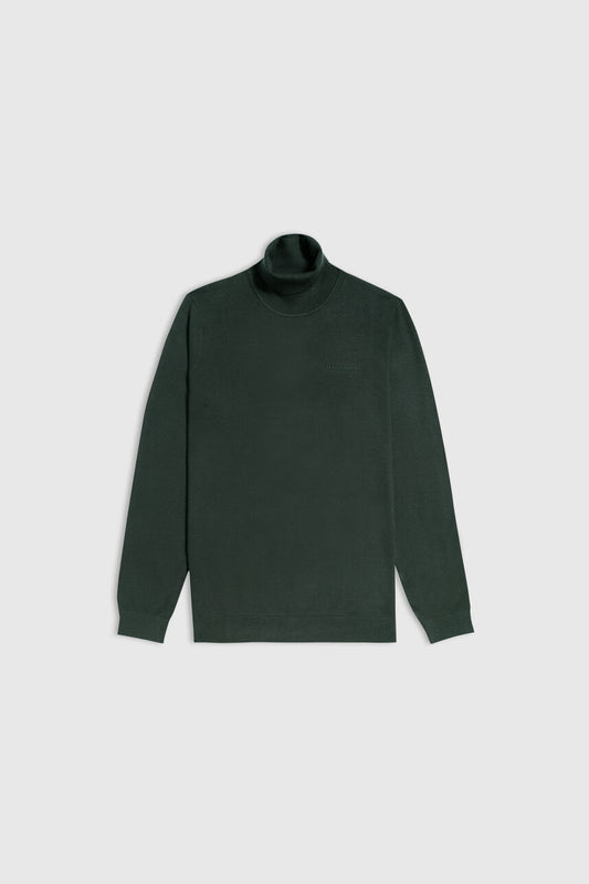 Achat Pull col roulé MARICK VERT SCARABE