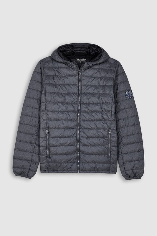 Achat Blouson léger avec capuche BLIGHTER MELANGE BLACK