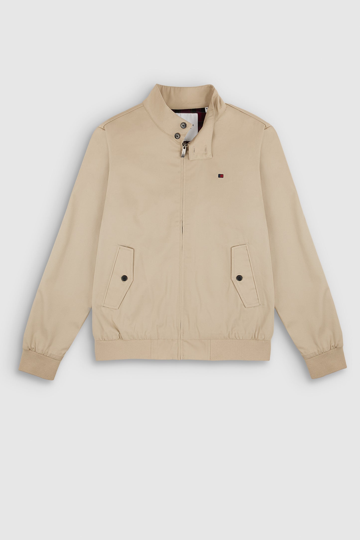 Veste mi-saison col mao à 2 boutons SANSON 2 BEIGE