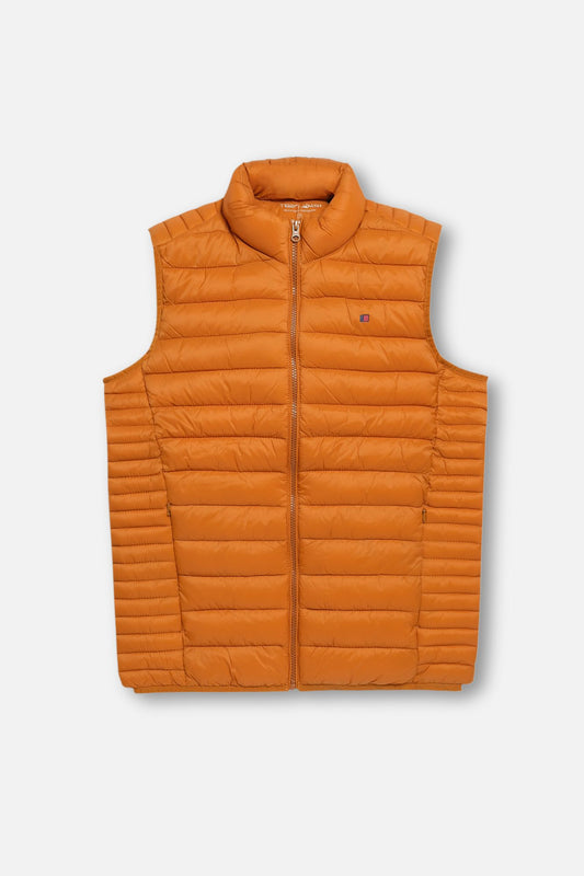 Achat Doudoune sans manches col montant B-TERRY ORANGE TOPAZE