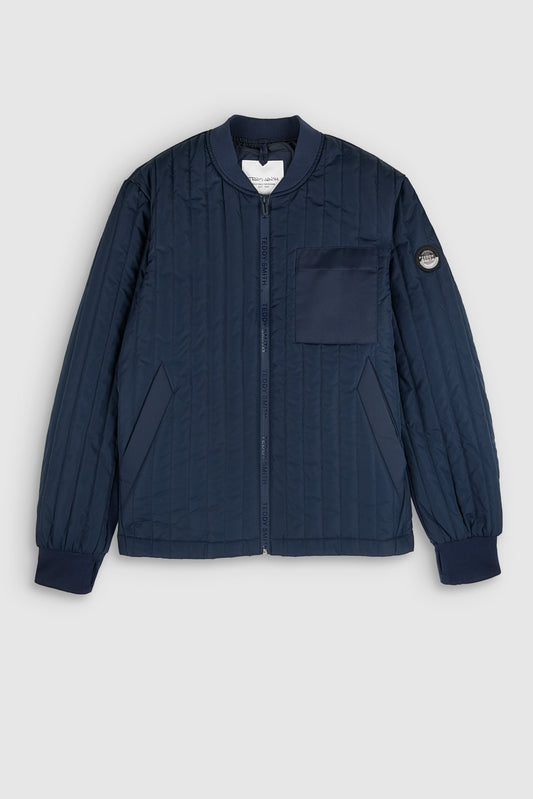 Achat Blouson matelassé avec col bombers B-EVO TOTAL NAVY