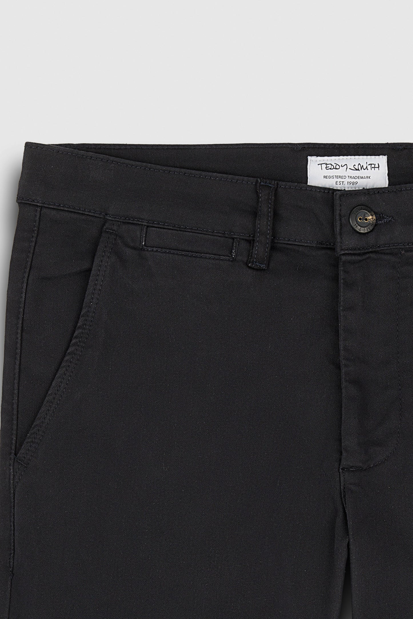 Pantalon chino coupe slim PALLAS CHINO SWEAT DYED DARK NAVY