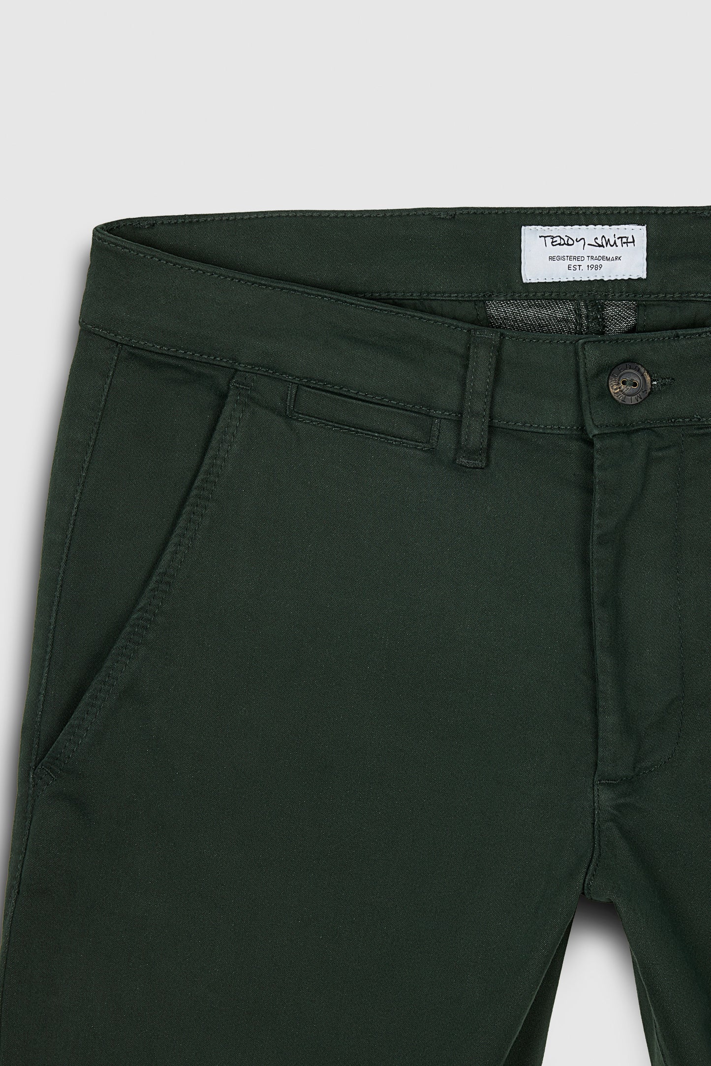 Pantalon style chino coupe slim PALLAS CHINO SW VERT SCARABE