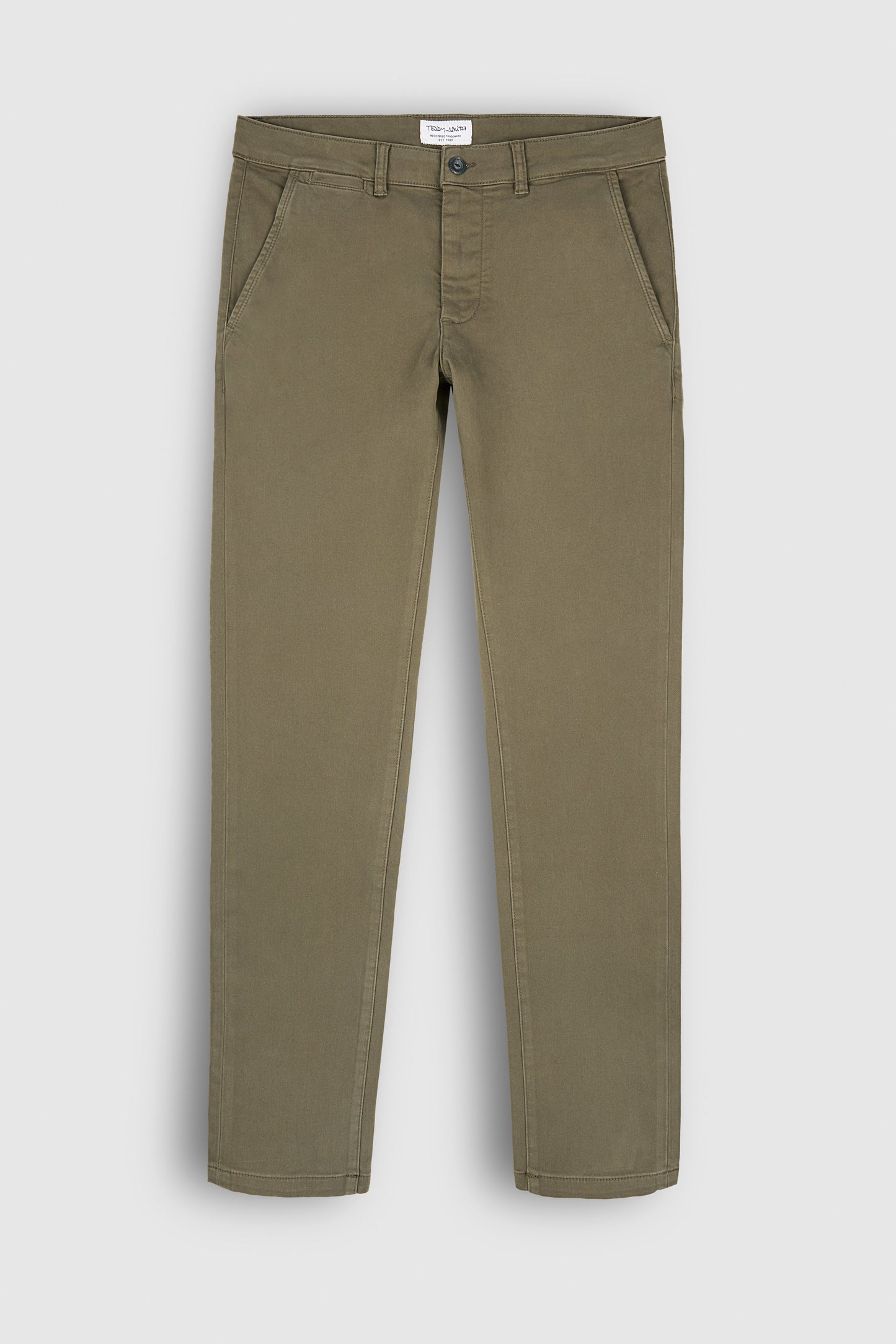 Pantalon chino coupe slim PALLAS CHINO SWEAT DYED TURBULENCE KAKI