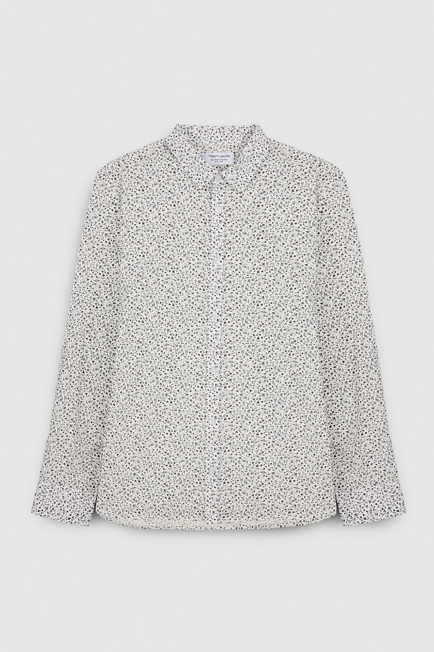 Chemise CARTON ML BLANC/SMALL PRINT