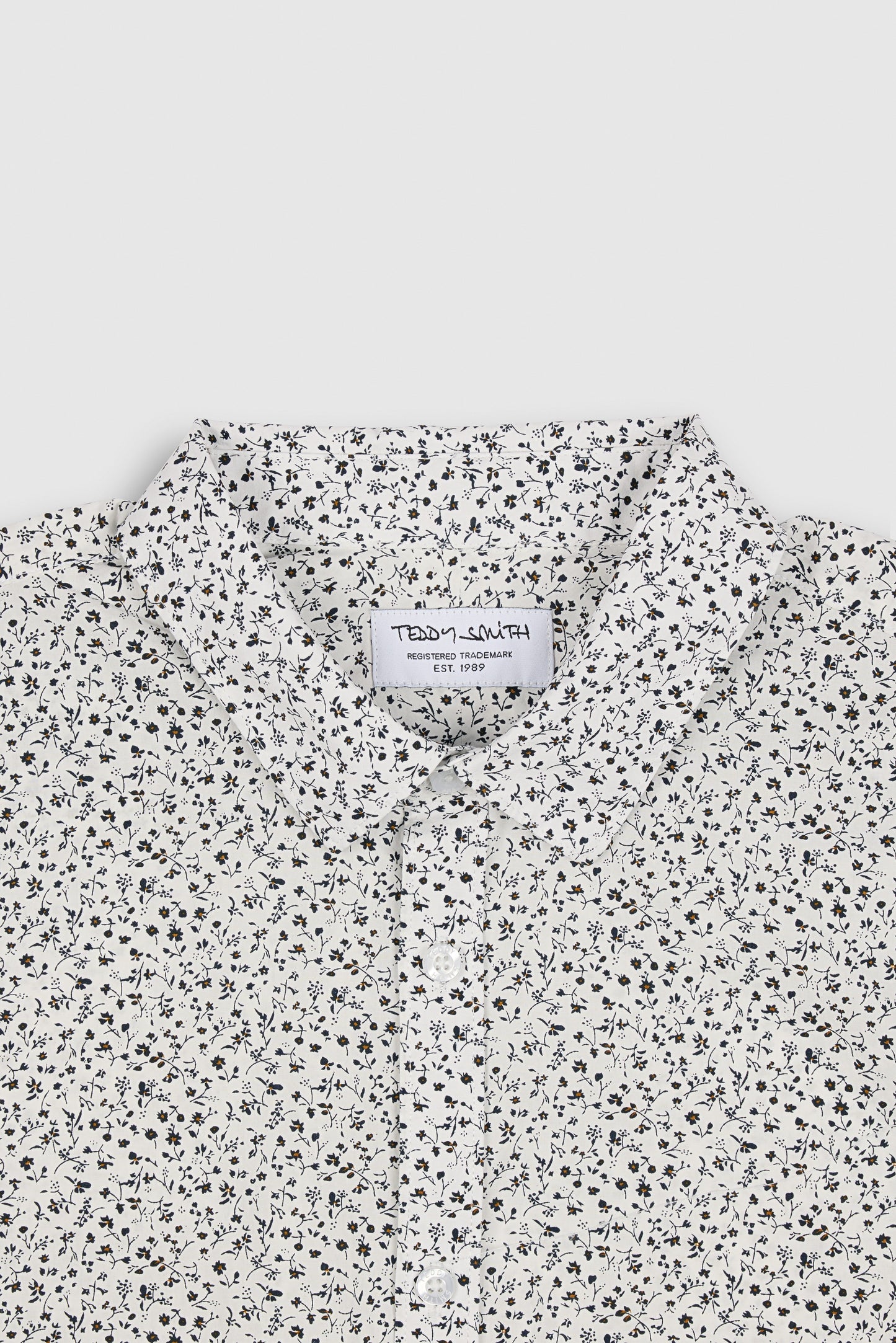 Chemise CARTON ML BLANC/SMALL PRINT