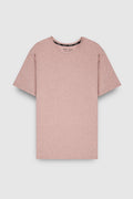 T-shirt col rond manches courtes T-NARK CHINE MC WOOD ROSE CHINE