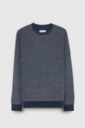 Pull col rond P-MILAN 2 TOTAL NAVY