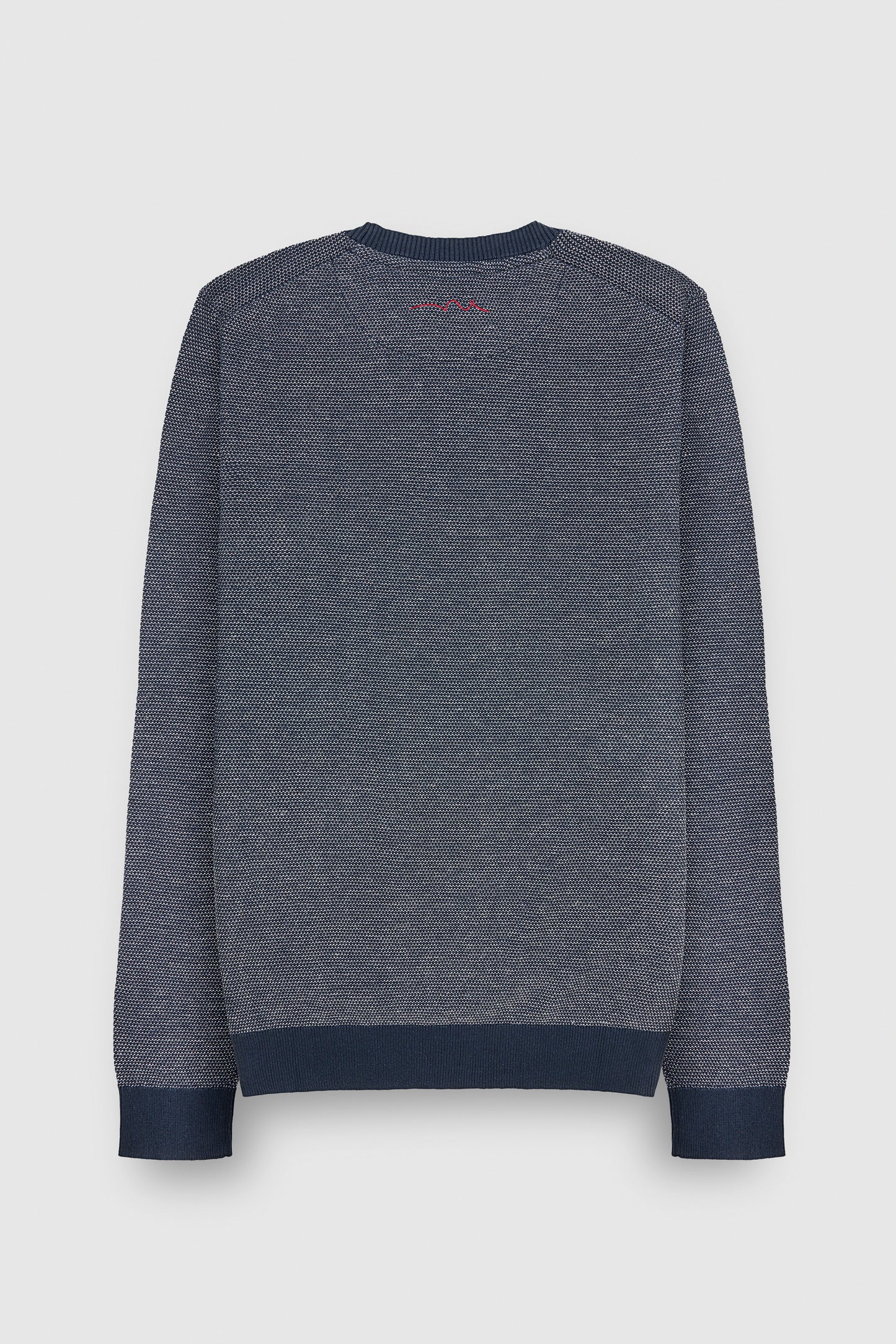 Pull col rond P-MILAN 2 TOTAL NAVY