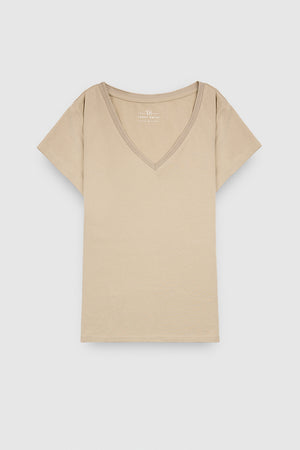 T-shirt manches courtes T-MIA MC BEIGE