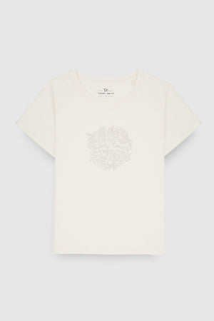 T-shirt T-LOUNA MC MIDDLE WHITE