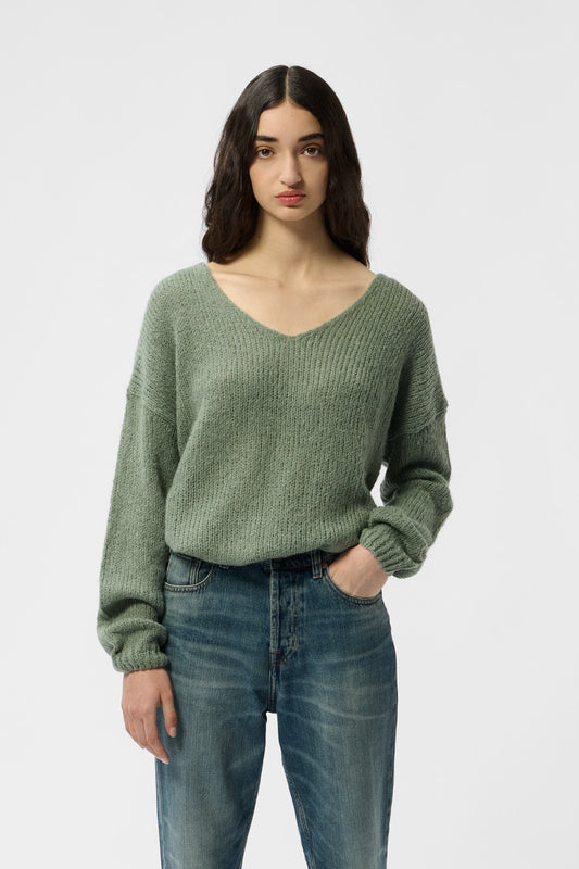 Achat Pull col V P-MOLLY BALTIC GREEN