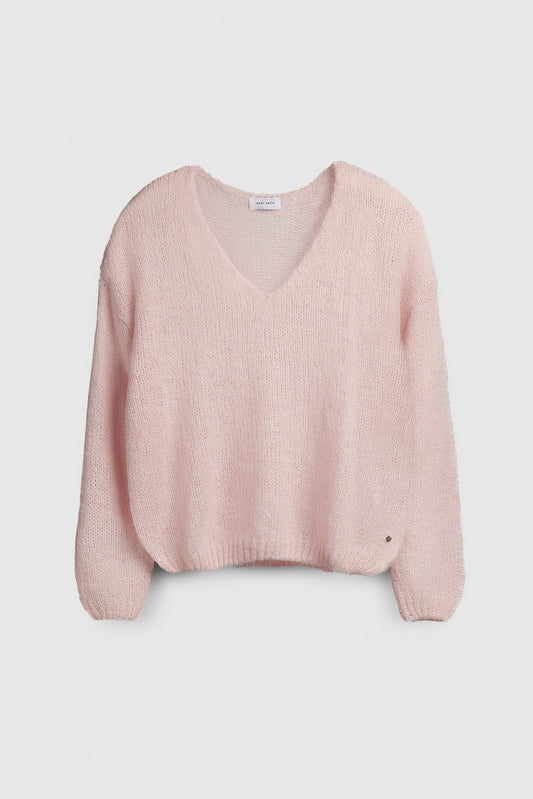 Achat Pull col V P-MOLLY PINK BLOOM