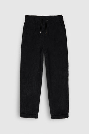 Pantalon TEDDY VELOURS JR NOIR