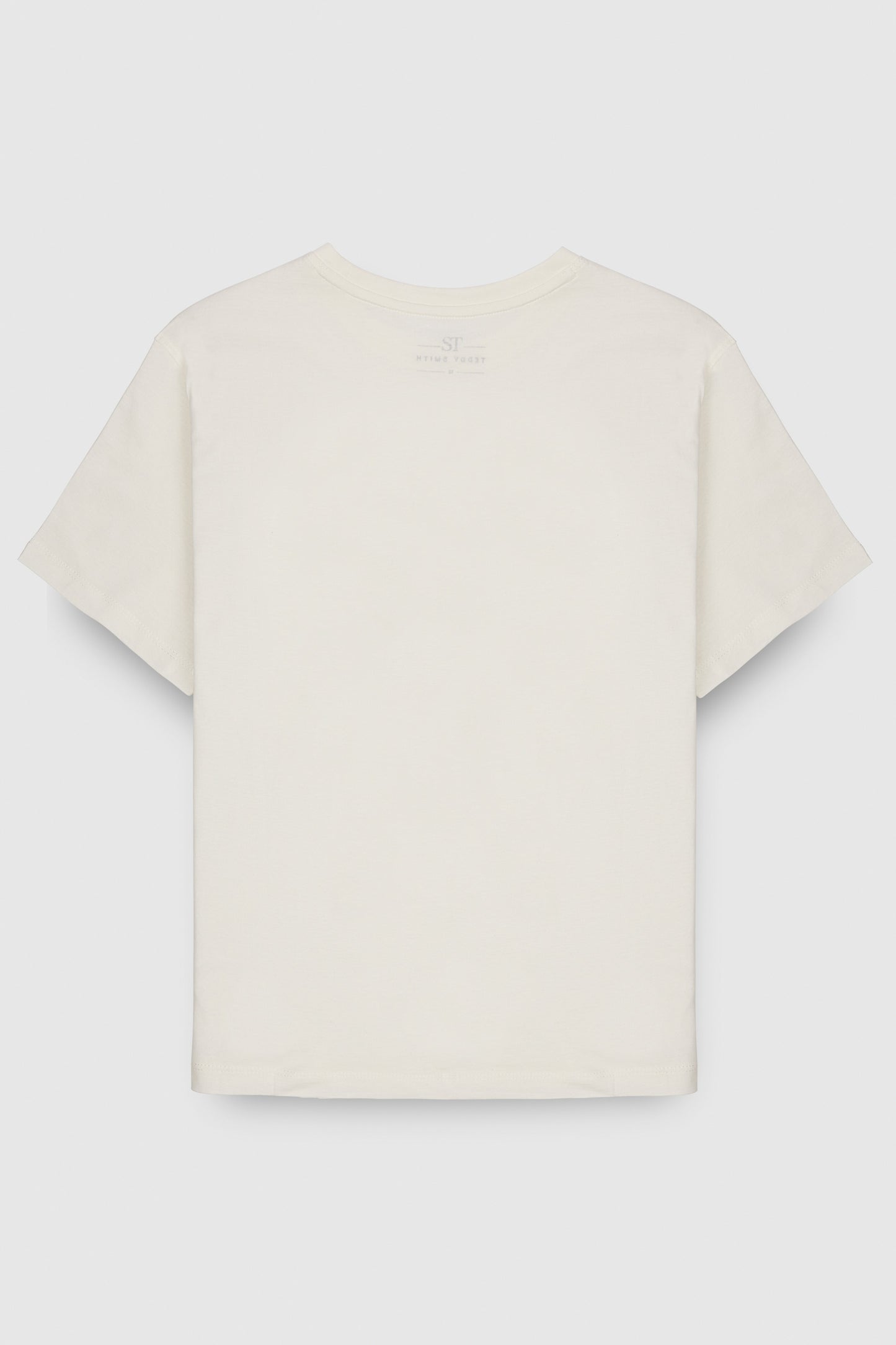 T-shirt T-LOU MC JR MIDDLE WHITE