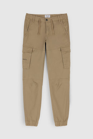 Pantalon coupe cargo bas resserré P-MURRAY CARGO BEIGE