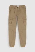 Pantalon coupe cargo bas resserré P-MURRAY CARGO BEIGE