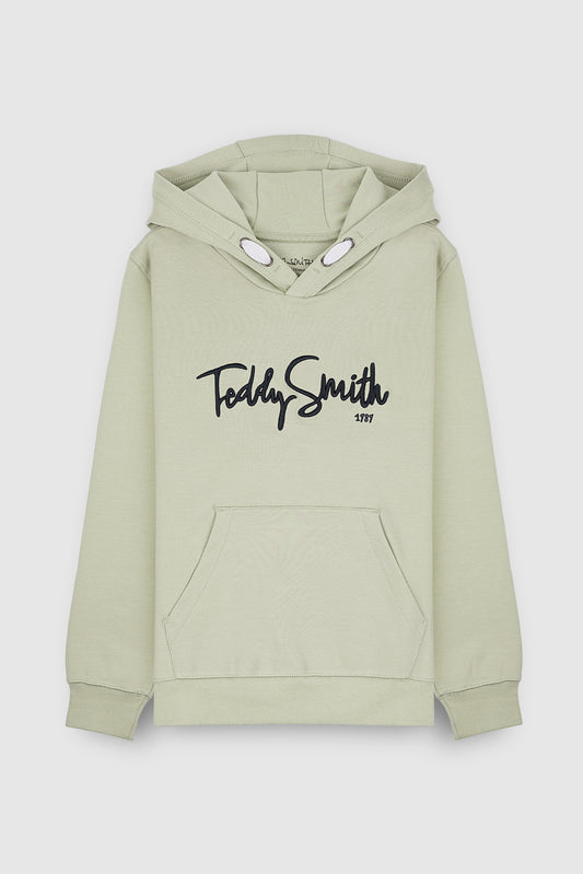 Achat Sweat à capuche S-EVRY HOODY JR VERT SAUGE